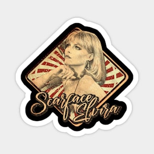 scarface elvira vintage design on top Magnet