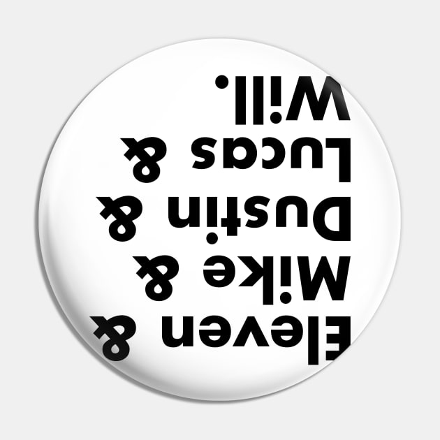 Upside Down... (Black Text) Pin by bryanrm