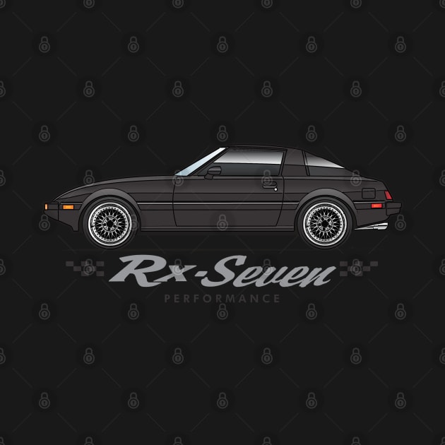 RX7 Black by JRCustoms44
