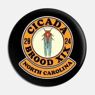 Cicada Brood XIX North Carolina Pin