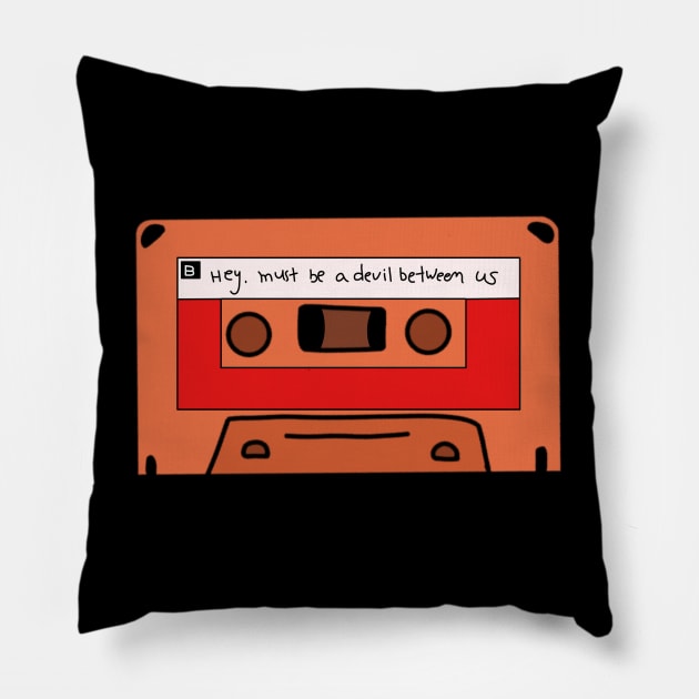 Hey, Must Be a Devil Between Us - 1994 Mixtape Pillow by DiegoCarvalho