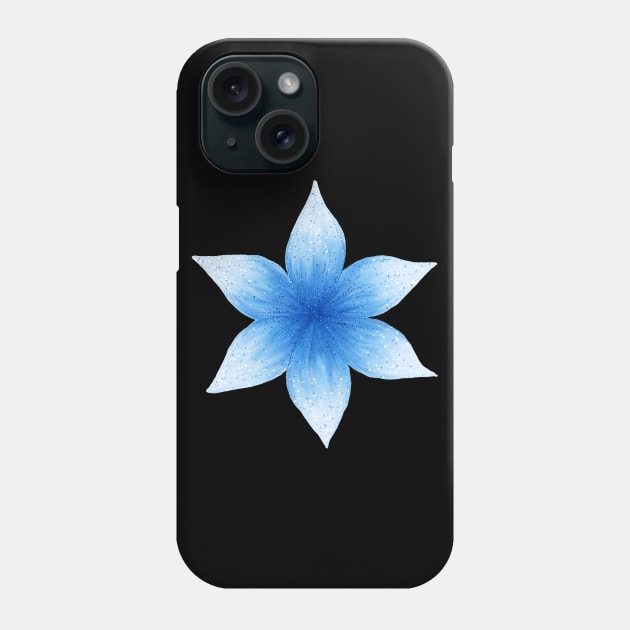 Frozen Snow Flower Phone Case by sparkling-in-silence