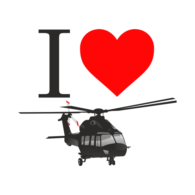 I Love Helicopters by NorseTech