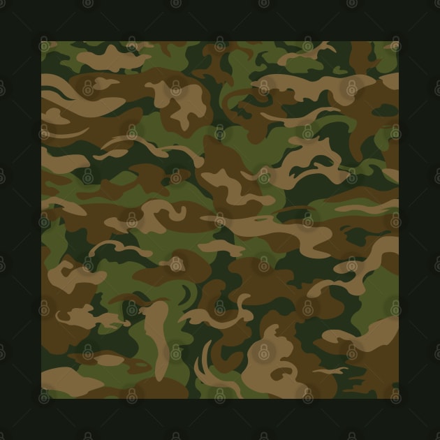 Military Camouflage Pattern Camo Style by RCLWOW