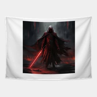 Dark Space Knight 1 Tapestry