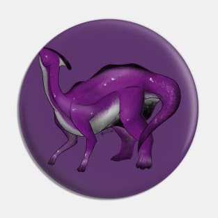 Asexual Pride Dinosaur Pin