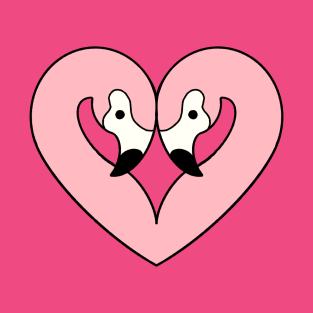 Flamingo Heart T-Shirt