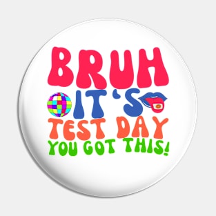 TEST DAY TEACHERS MOTIVATION Pin