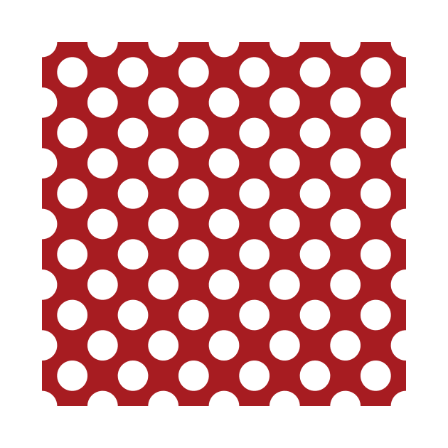 Red Polka Dots, Polka Dot Pattern, Dots, Dotted by Jelena Dunčević