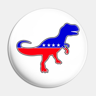 Third Party Politics T-Rex Pin