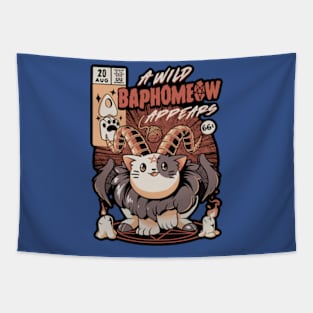 A Wild Baphomeow Tapestry