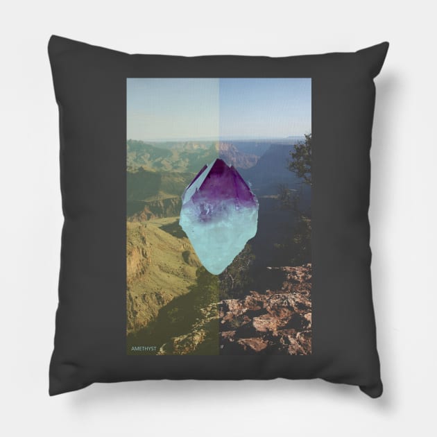 Amethyst Pillow by JLEEORIGINALS