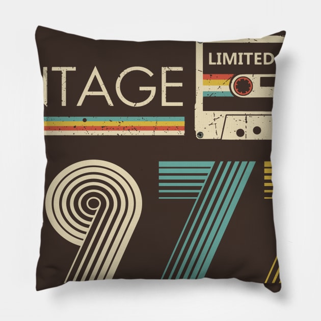 Vintage 1977 Limited Edition Cassette Pillow by louismcfarland