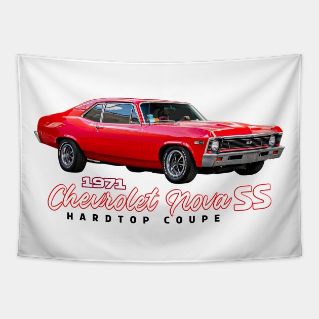 1971 Chevrolet Nova SS Coupe Tapestry by Gestalt Imagery