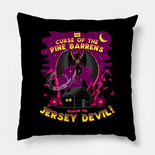 It's Curse of the Pine Barrens... Beware The Jersey Devil! Pillow