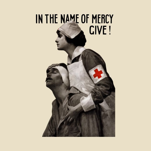 In The Name Of Mercy Give - Vintage Style Nursing by warishellstore