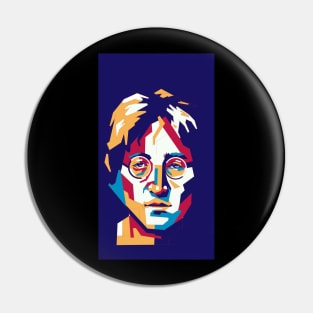 John Lennon Pop Art Pin