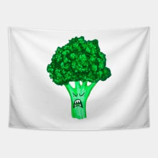 Killer Broccoli Original New School Funny Art Tapestry