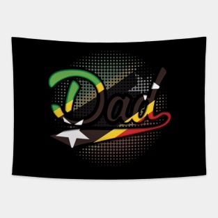 Kittian Dad - Gift for Kittian From Saint Kitts and Nevis Tapestry