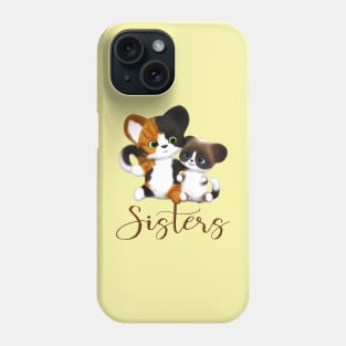 Two Kitty Cats Sisters Phone Case