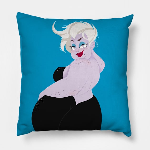 Witch of the sea Pillow by Bittersweet_Glow