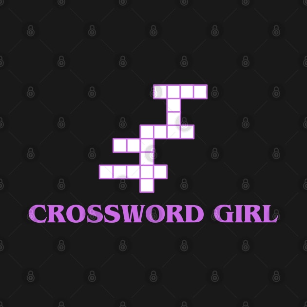 Crossword Girl by HobbyAndArt