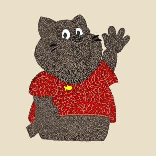 Cute Cat in A T-shirt T-Shirt