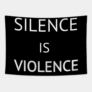 Silence Is Violence Tapestry