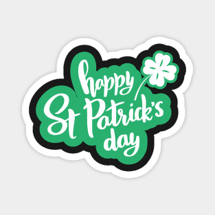 Happy St Patrick's Day Irish Shamrock Clover Gift Magnet