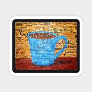 Coffee Words Magnet