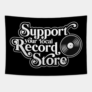 Support your local record store, Vinyl Collectors, Music Lovers Tapestry