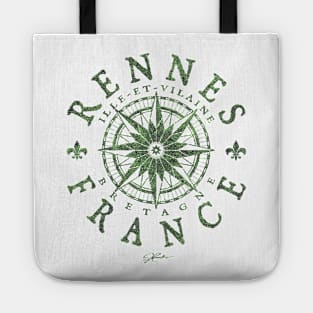 Rennes, Brittany, France, Compass Rose Tote