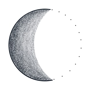 Waning Crescent Moon T-Shirt