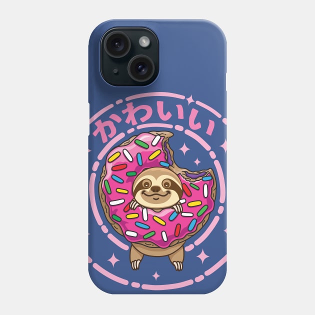 Kawaii Sloth Phone Case by Plushism