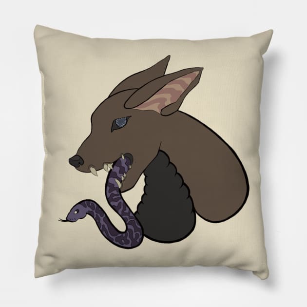 Dragon's Breath Pillow by squidsink