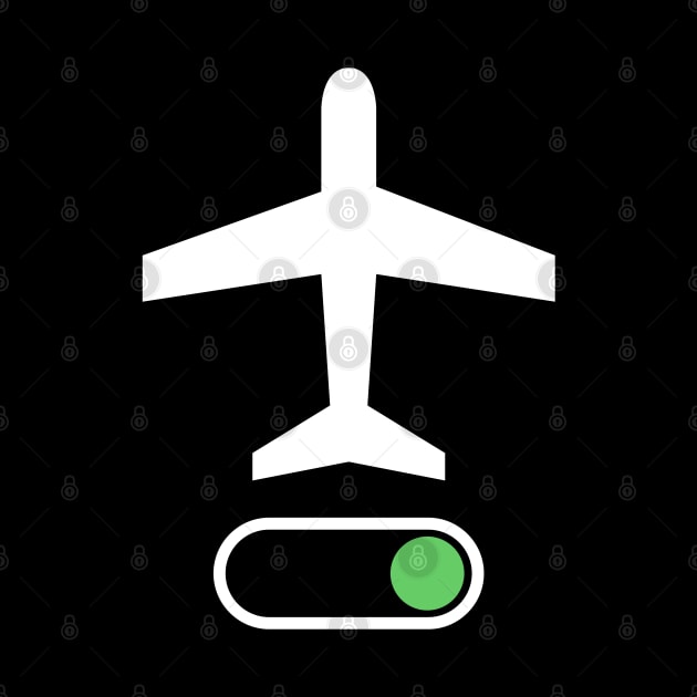 Airplane Mode On Vacation Summer Aviator Travel by threefngrs