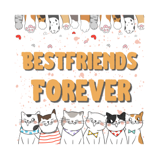 Cat bestfriends forever T-Shirt