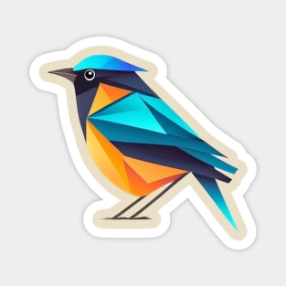 Paradise Bird - Abstract bird design for the environment Magnet