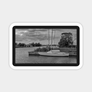 A view along the River Thurne in the Norfolk Broads National Park Magnet