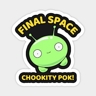 Final Space Mooncake Chookity Pok - Funny Magnet