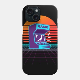 Arcade Machine Retrowave Phone Case