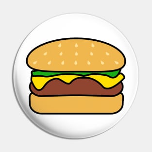 Burger design Pin