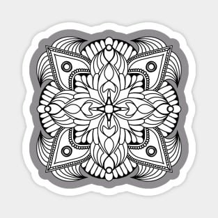 Mandala - Concentration - Yoga - Zen Magnet