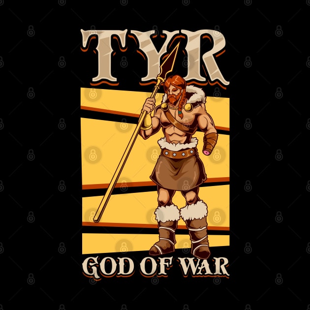 Viking god of war Tyr by Modern Medieval Design