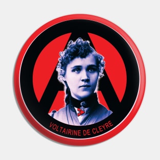 Voltairine de Cleyre - Poet, Anarchist, and Feminist Pin