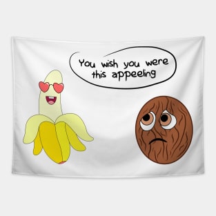 Coconut and Banana - You Wish You Were This Appealing Tapestry