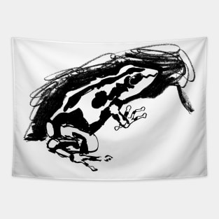 Scribbly Frog Tapestry