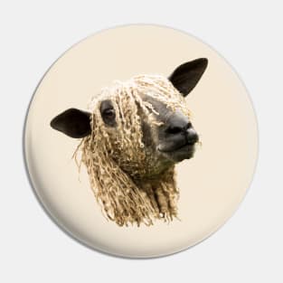 Wensleydale Sheep Pin