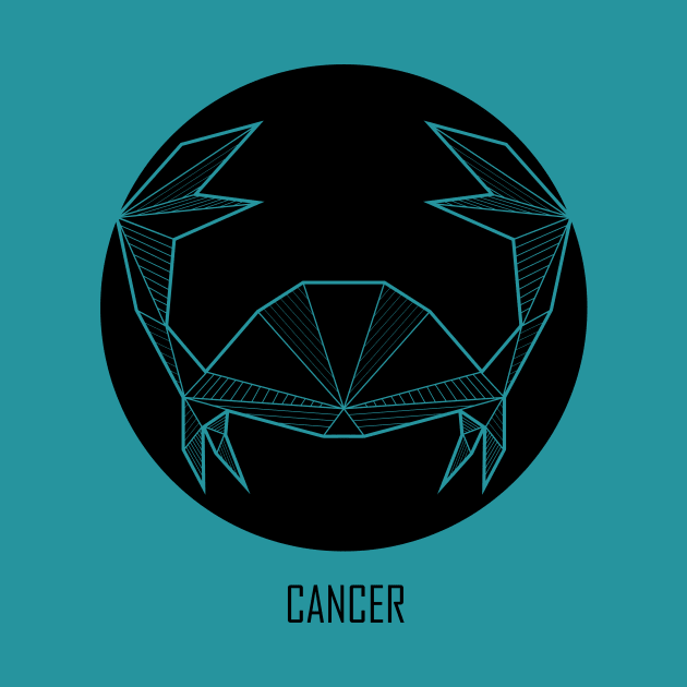 Cancer - Geometric Astrology by alcateiaart