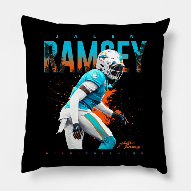 Jalen Ramsey Pillow by Juantamad